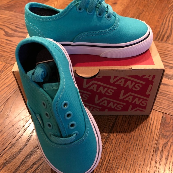Vans Other - Vans Authentic Ceramic Teal Toddler Size 6